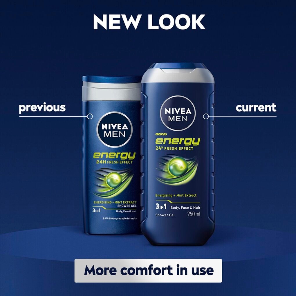 NIVEA Men Energy 3-In-1 Douchegel