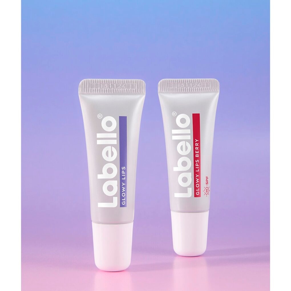Labello Glowy Lips Berry Lippenbalsem met SPF30