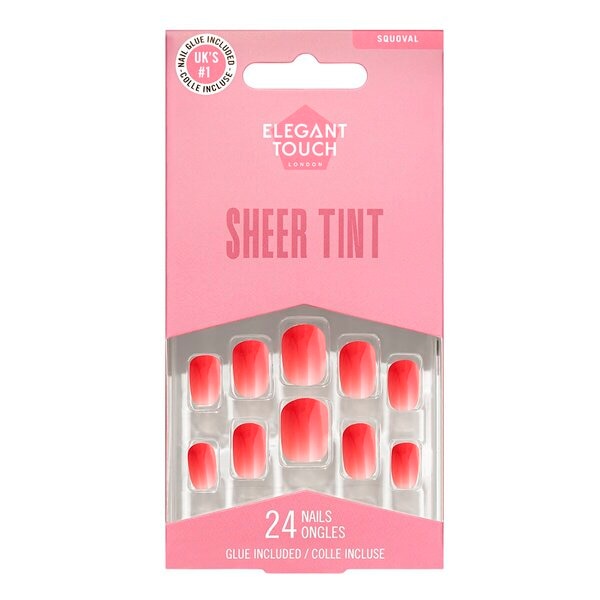 Elegant Touch Sweet Raspberry Soap Nails