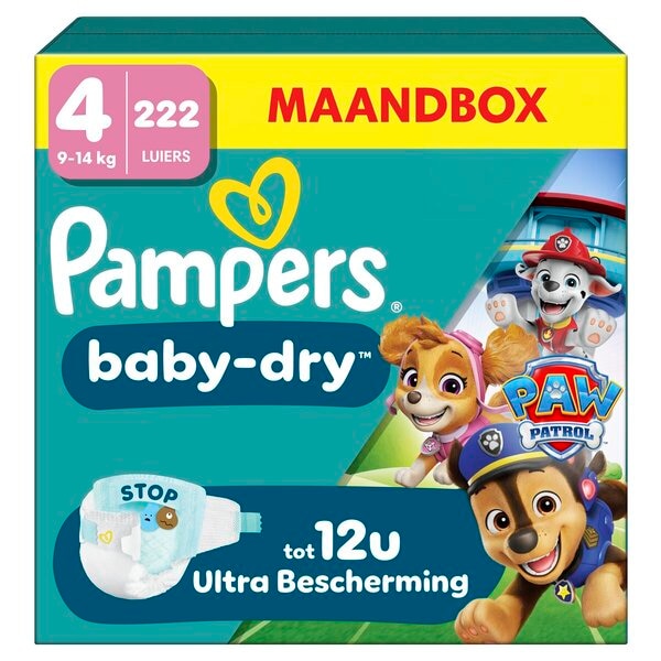 Pampers Baby-Dry Paw Patrol Maat 4 Luiers