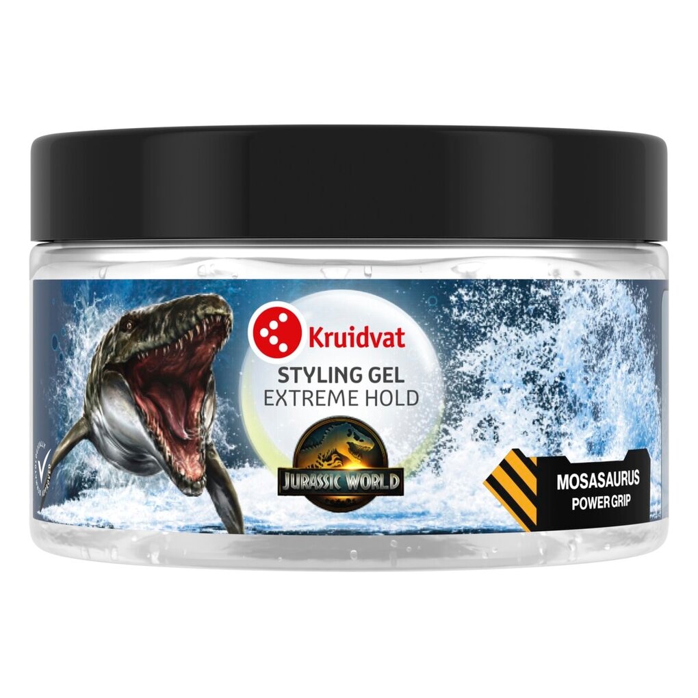 Kruidvat Jurassic World Mosasaurus Power Grip Extreme Hold Styling Gel Kruidvat Jurassic World Mosasaurus Power Grip Extreme Hold Styling Gel