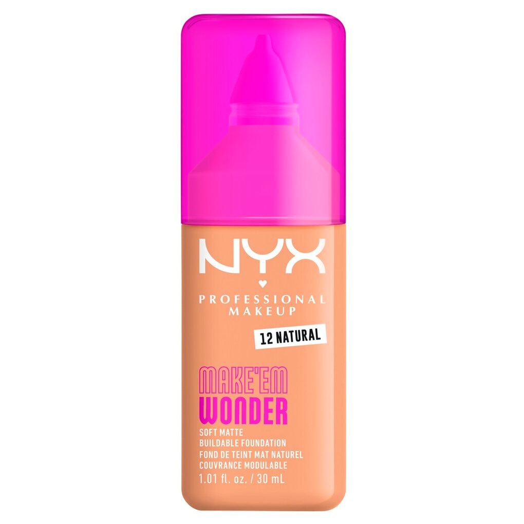 NYX Professional Makeup Make 'Em Wonder 12 Natural Foundation