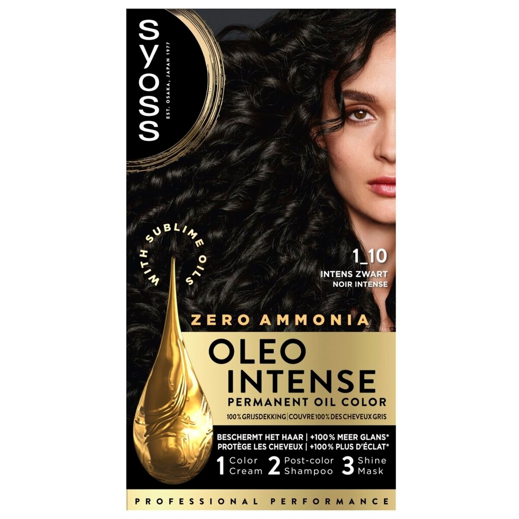 Syoss Oleo Intense 1-10 Intens Zwart Haarkleuring