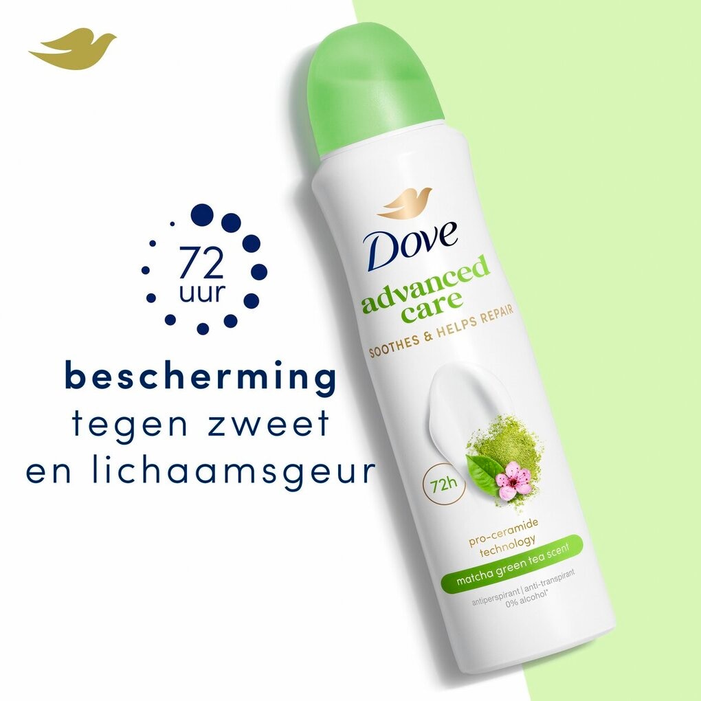 Dove Advanced Care Matcha Green Tea Antitranspirant Deodorant Spray
