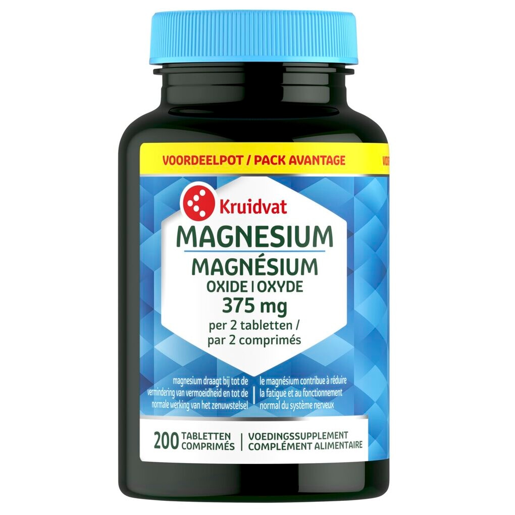 Kruidvat Magnesium Oxide 375 mg Tabletten Kruidvat Magnesium Oxide 375 mg Tabletten