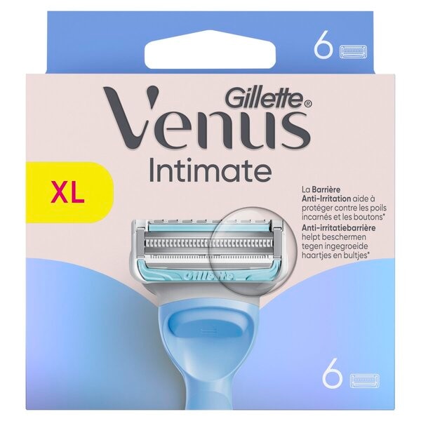 Gillette Venus Intimate Recharges de Lames 6 pièces
