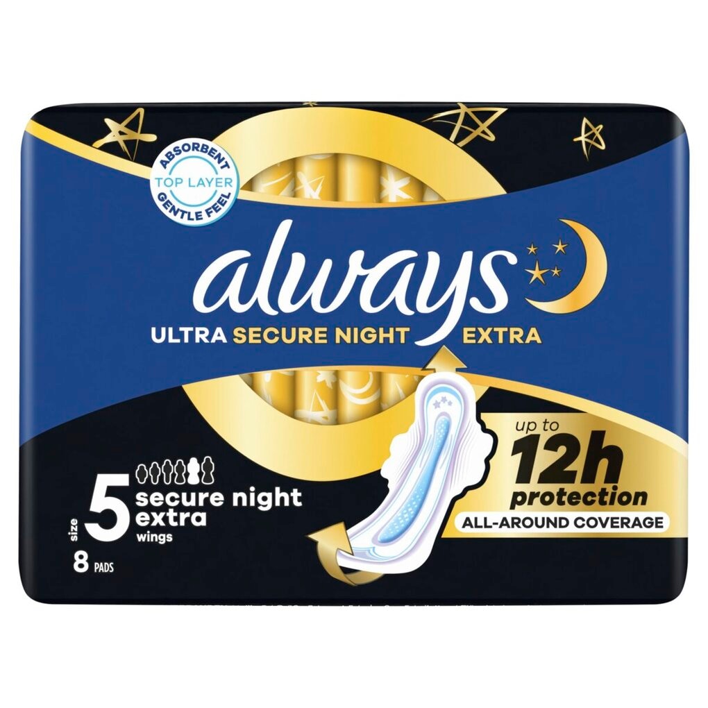 Always Ultra Secure Night Extra Maandverband