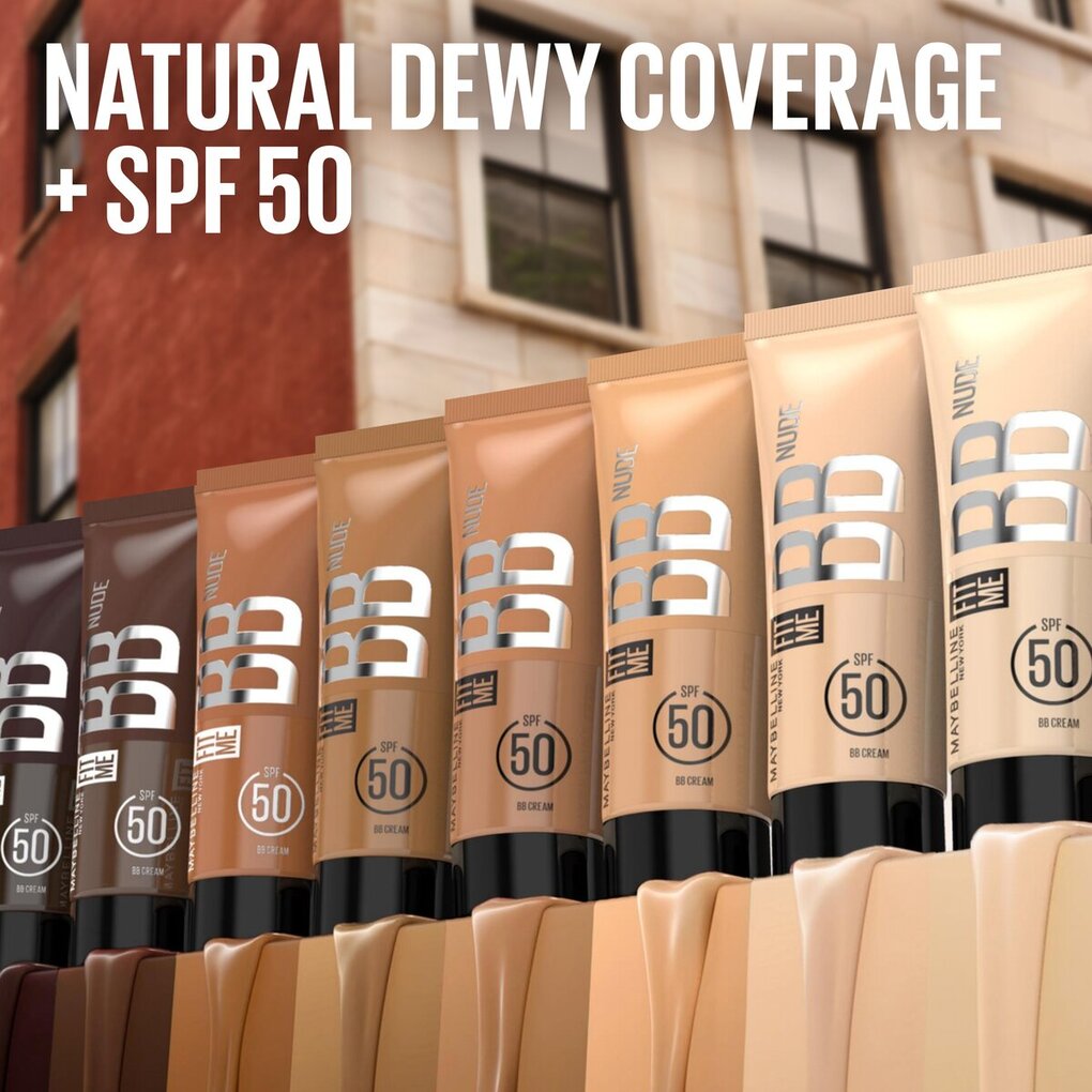Maybelline New York Fit Me SPF50 60 Nude BB Cream