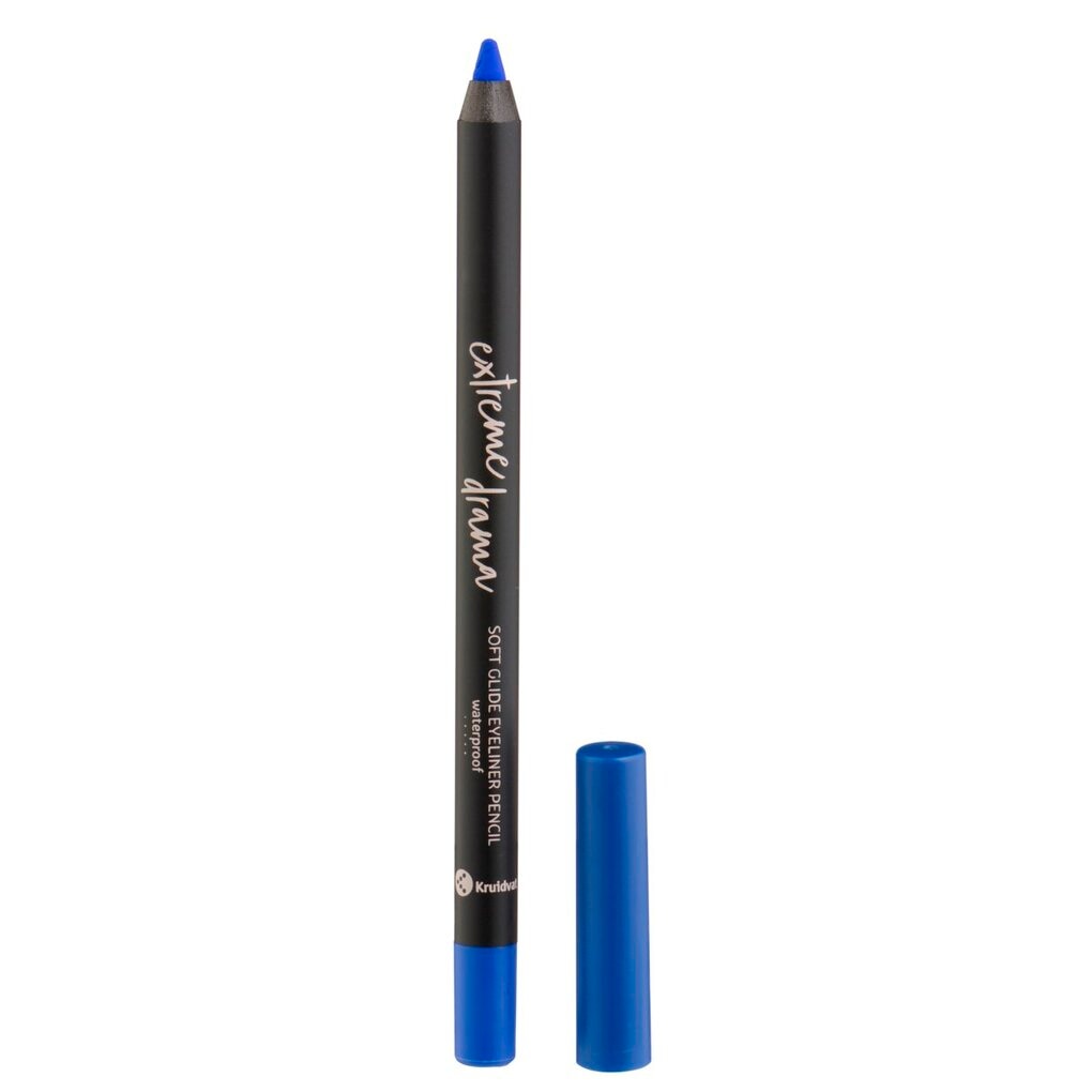 Kruidvat Extreme Drama 083 Powerful Blue Soft Glide Waterproof Eyeliner Pencil
