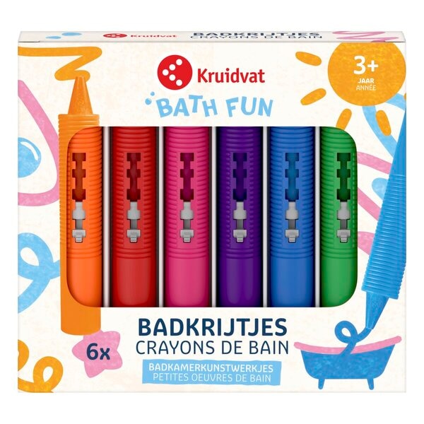 Kruidvat Crayons de Bain Bath Fun