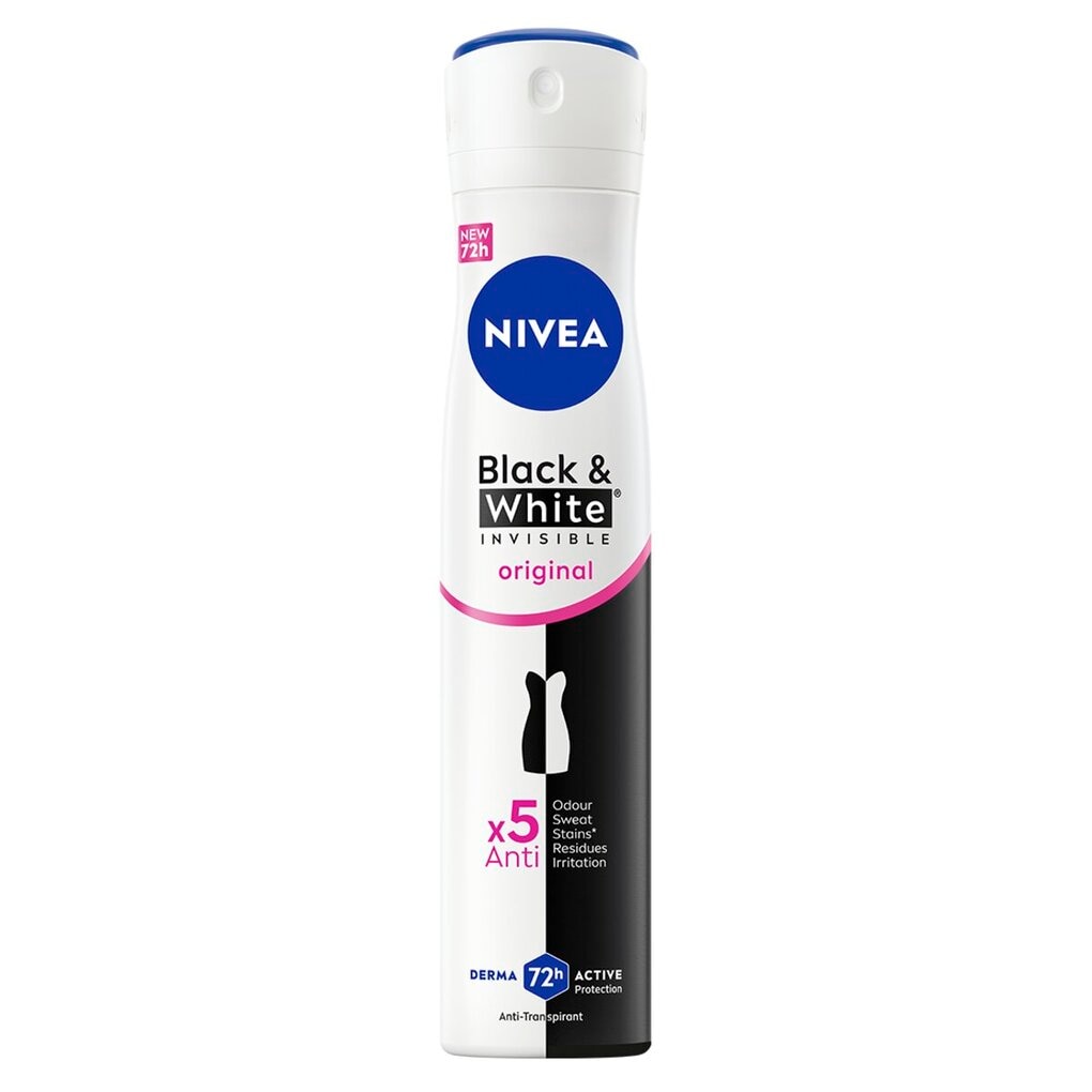 NIVEA Black & White Invisible Original Antitranspirant Spray