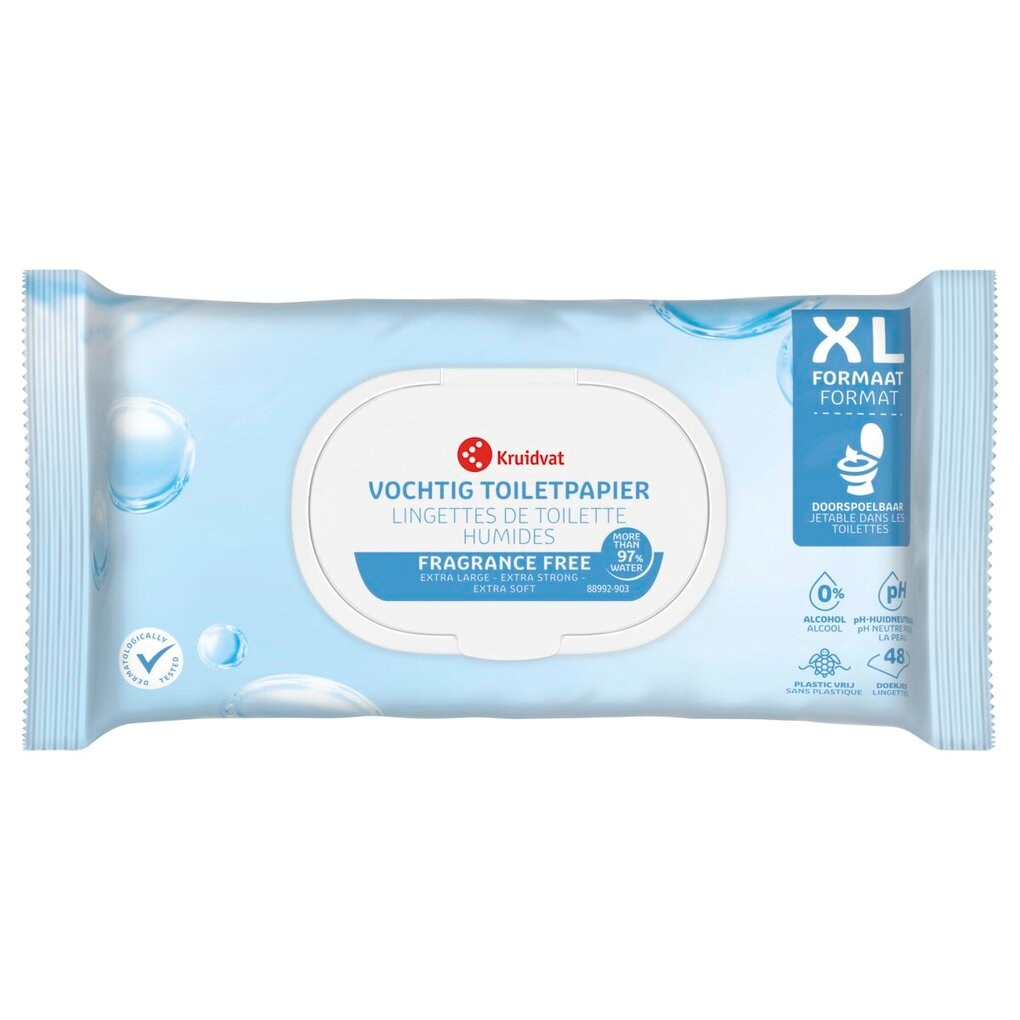 Kruidvat Papier Toilette Humide XL