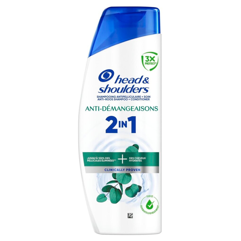 Head & Shoulders Shampoing Antipelliculaire 2-en-1 Anti-Démangeaisons
