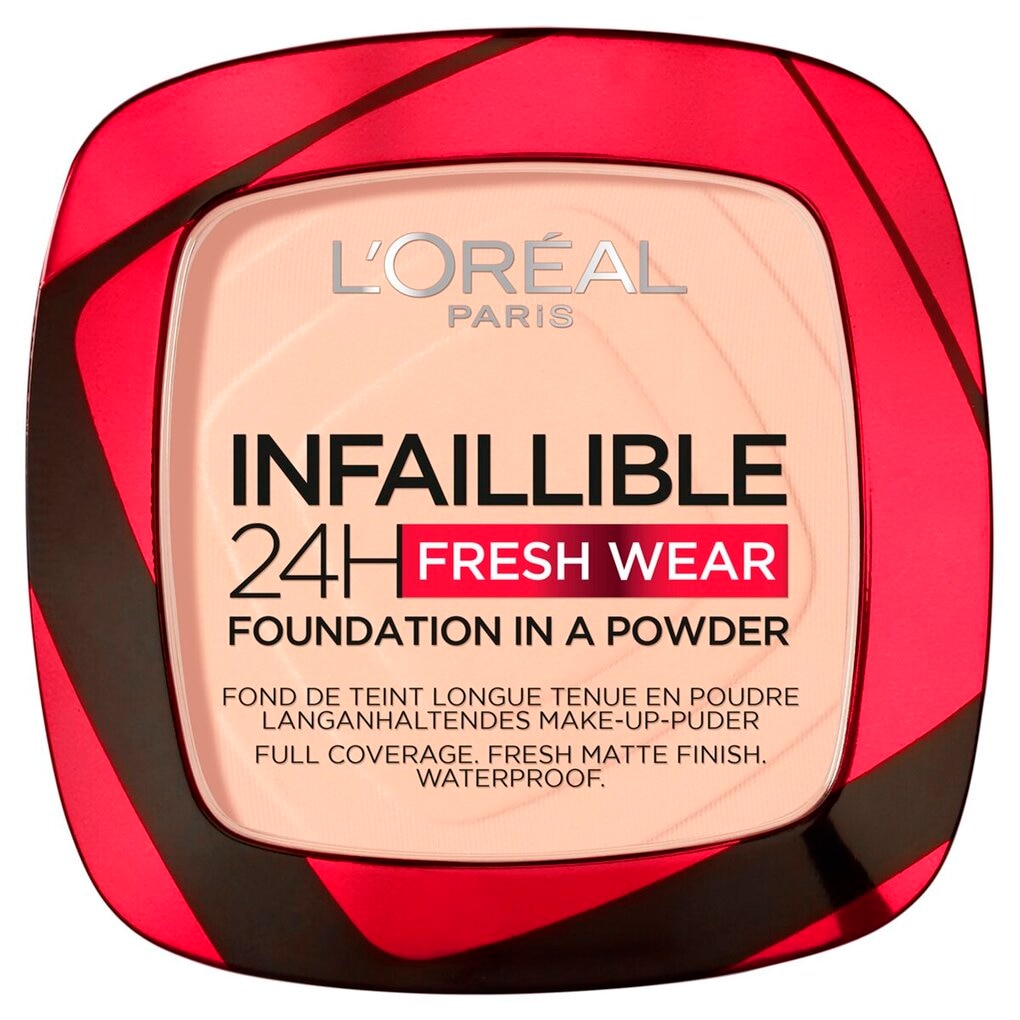 L'Oréal Paris Fond de Teint en Poudre Infaillible 24H Fresh Wear 180 Rose