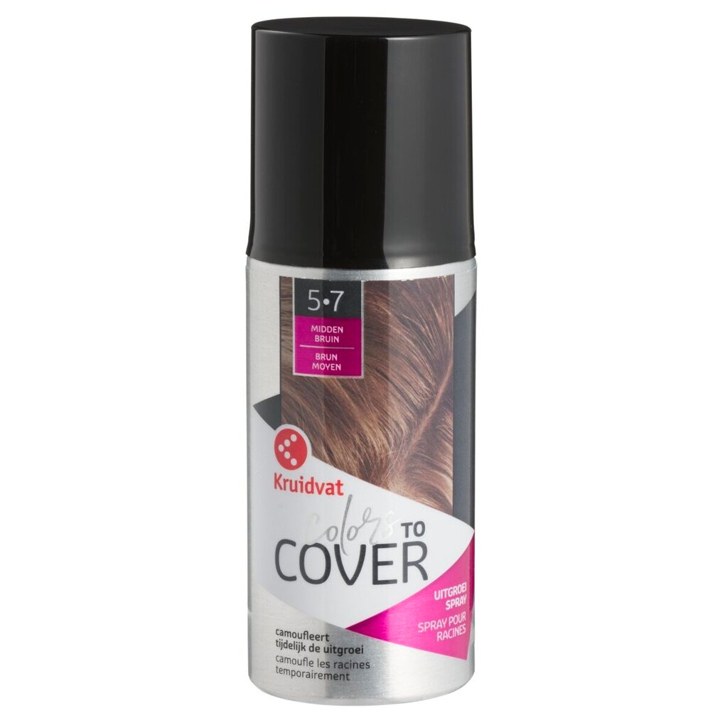 Kruidvat Colors to Cover 5-7 Middenbruin Uitgroeispray