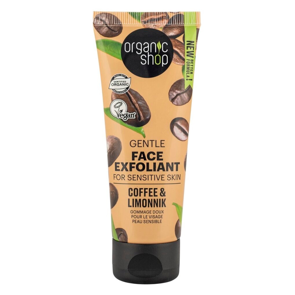 Organic Shop Coffee & Limmonik Gentle Face Exfoliant