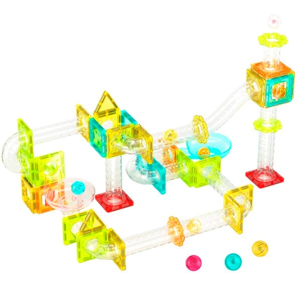 Picasso Tiles Mini Diamond Magnetic Marble Run Track Set