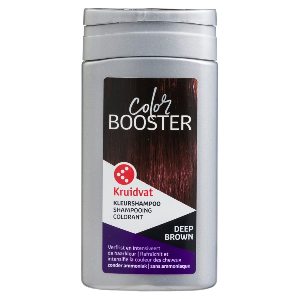 Kruidvat Color Booster Deep Brown Kleurshampoo Kruidvat Color Booster Deep Brown Kleurshampoo