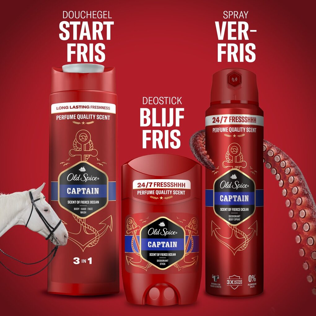 Old Spice Captain Deodorant Stick