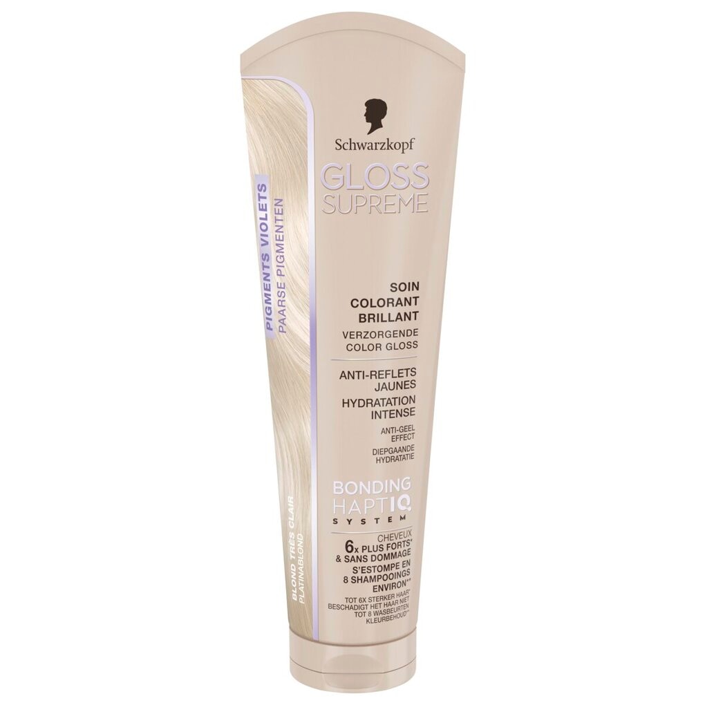 Schwarzkopf Gloss Supreme Platinablond Verzorgende Color Gloss