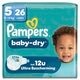 Pampers Couches Baby-Dry Taille 5