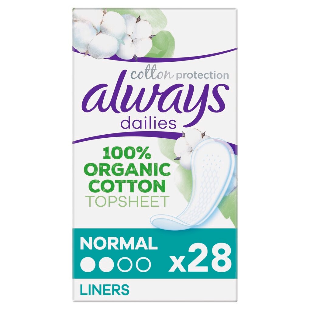 Always Dailies Cotton Normal Inlegkruisjes