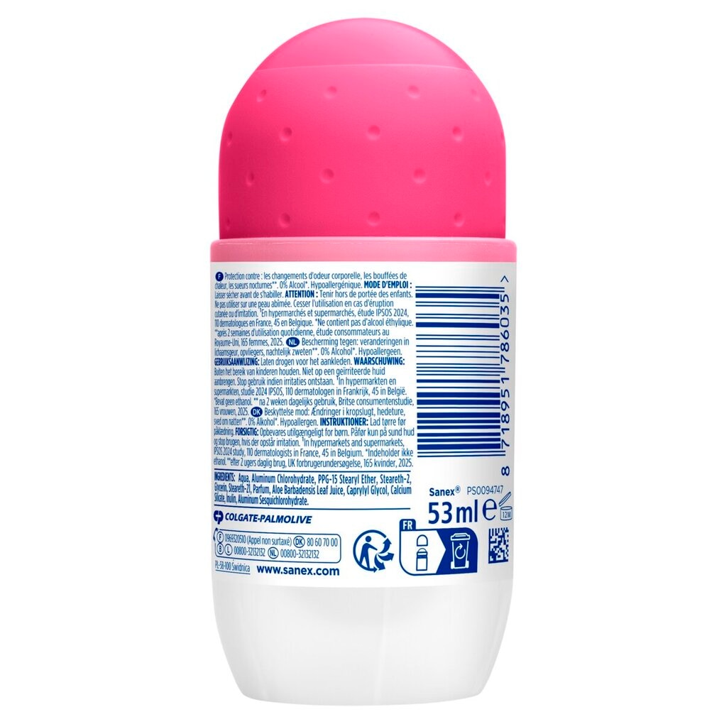 Sanex Deoroller  Derma Care + Menopause 53 ml