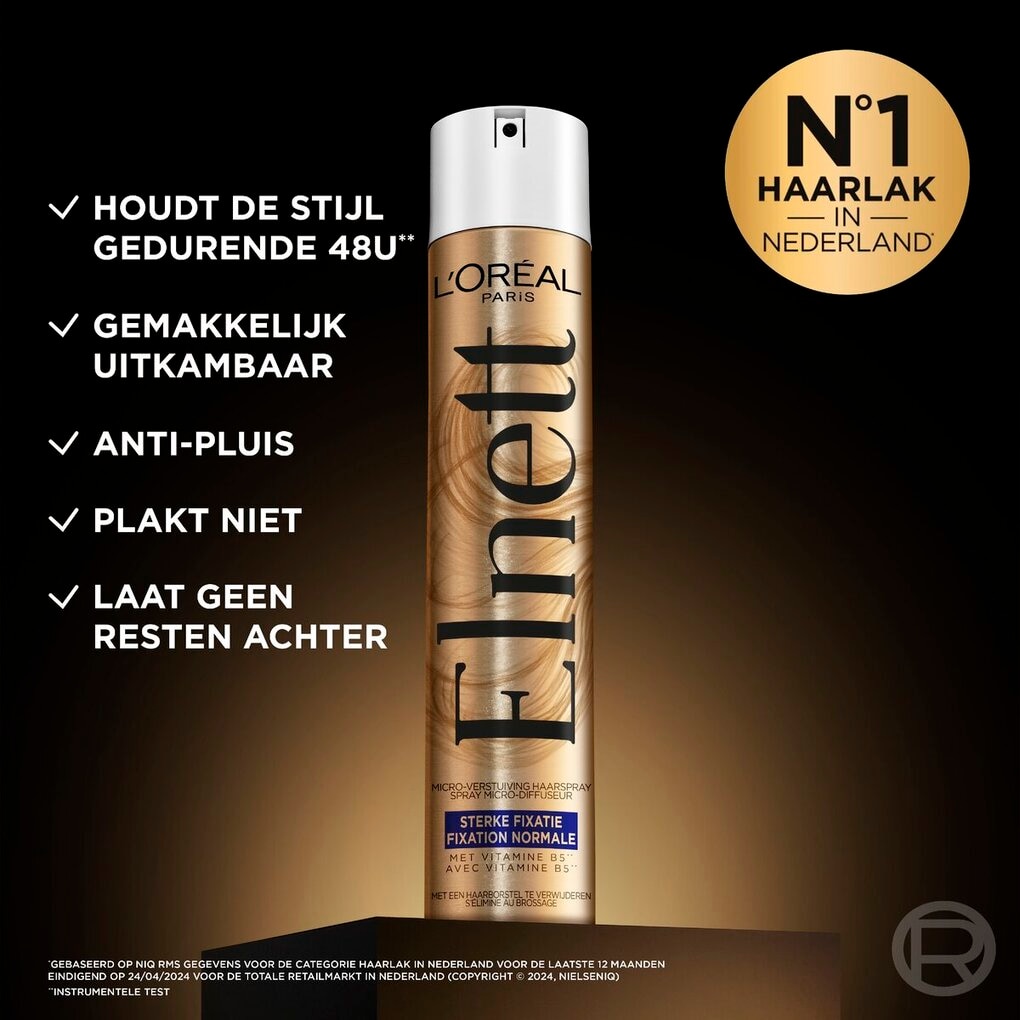 L'Oréal Paris Elnett Satin Sterke Fixatie Haarspray