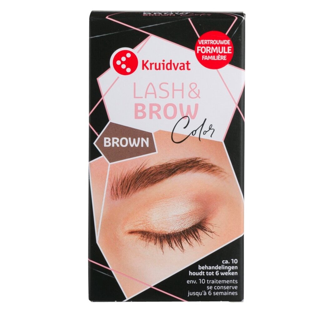 Kruidvat Brown Eyelash & Eyebrow Colour Kruidvat Brown Eyelash & Eyebrow Colour