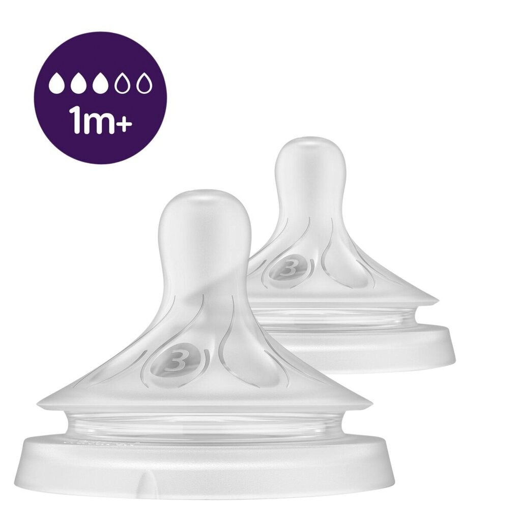Philips Avent Natural Flesspeen 1M+ Philips Avent Natural Flesspeen 1M+
