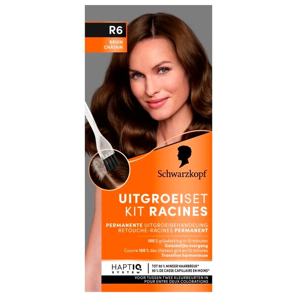 Schwarzkopf R6 Bruin Uitgroeiset