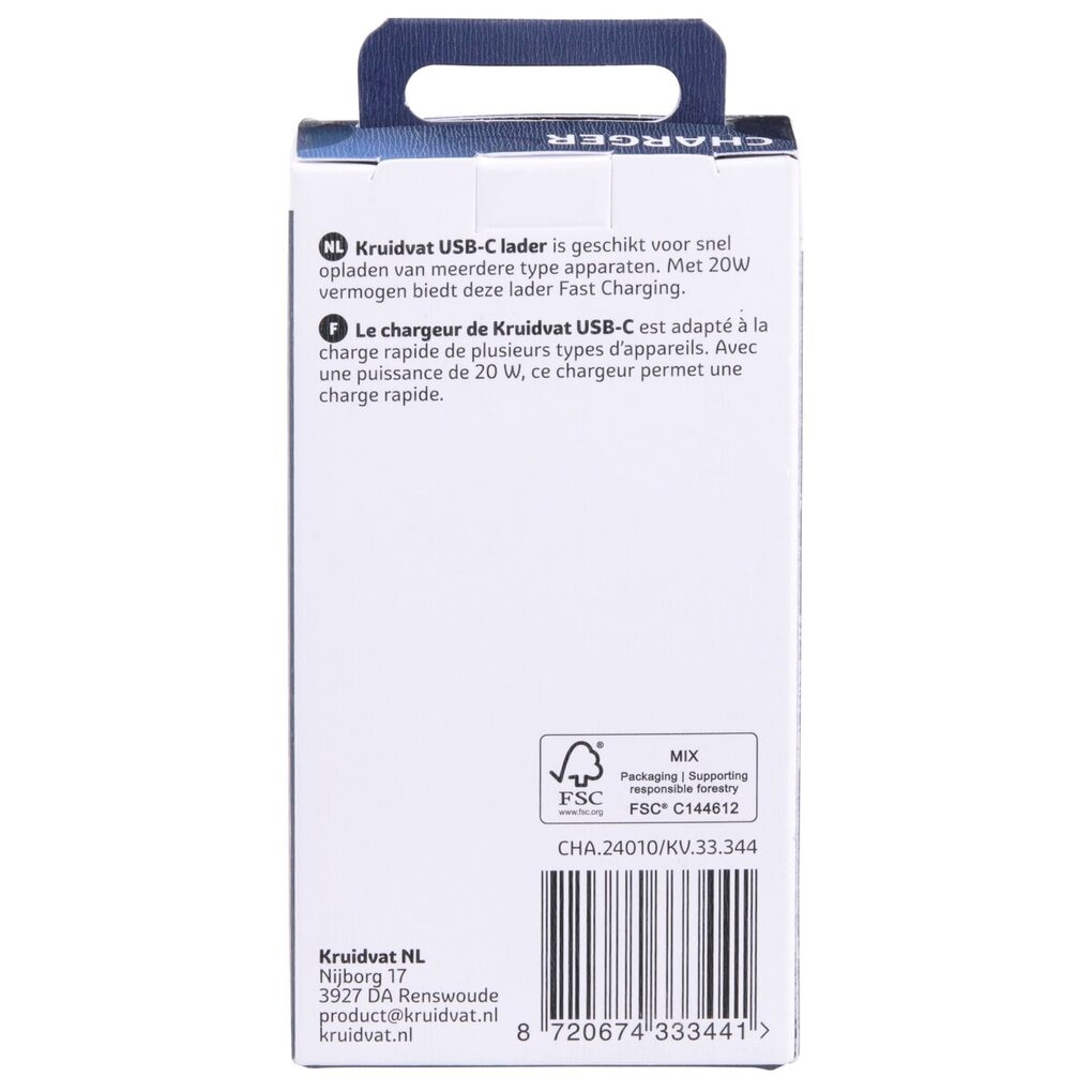 Kruidvat Chargeur Rapide USB-C