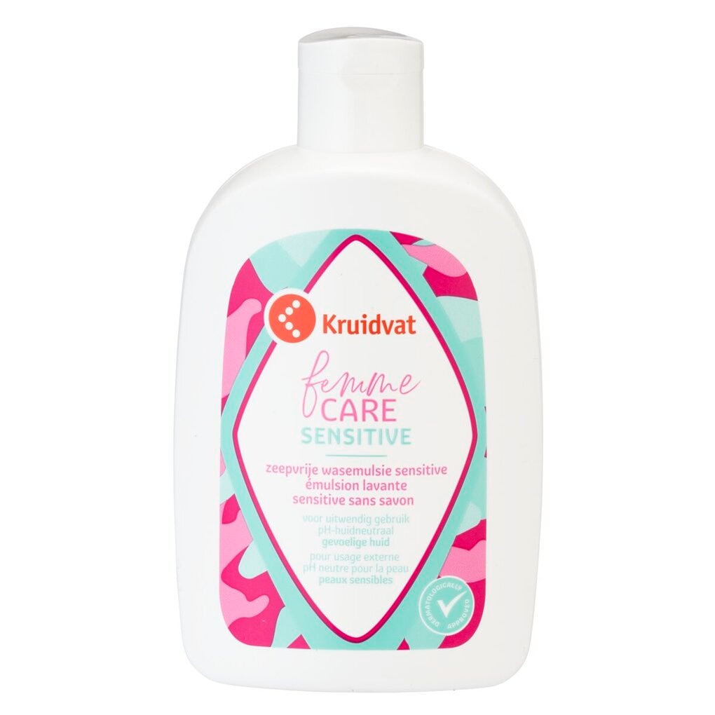 Kruidvat Femme Care Sensitive Zeepvrije Wasemulsie
