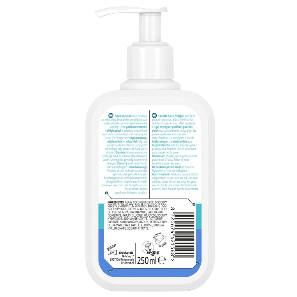 Kruidvat Derma Poriënzuiverende Reinigingsgel