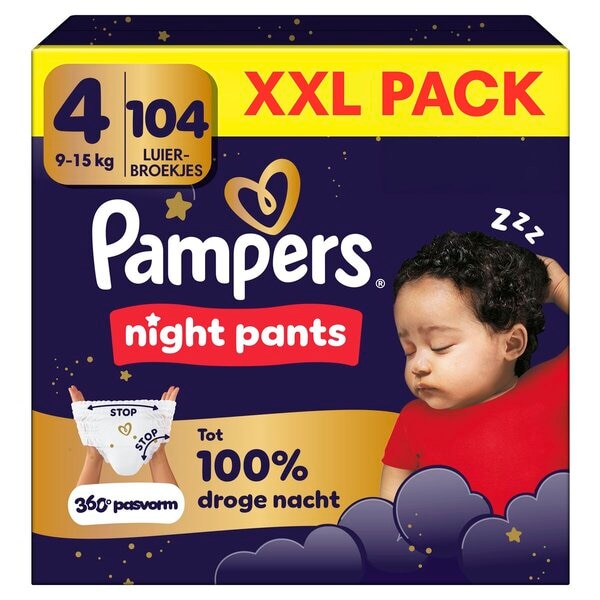 Pampers Couches-Culottes Nuit Taille 4