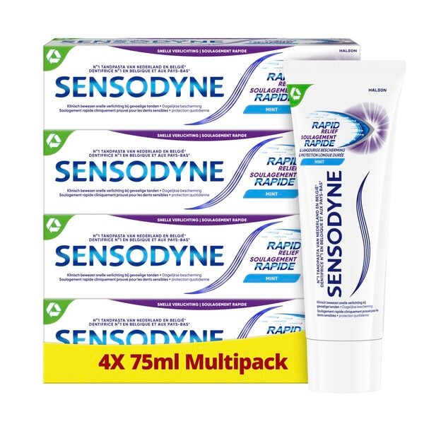 Sensodyne Dentifrice pour Dents Sensibles Rapid Relief