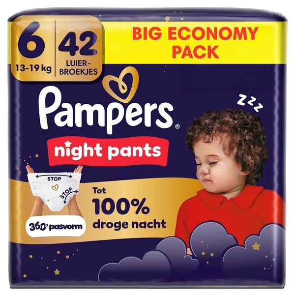 Pampers Couches-Culottes Nuit Taille 6