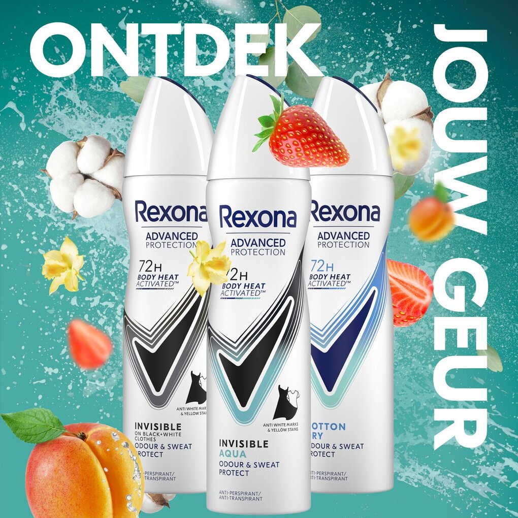 Rexona Women Invisible Aqua Antitranspirant Spray