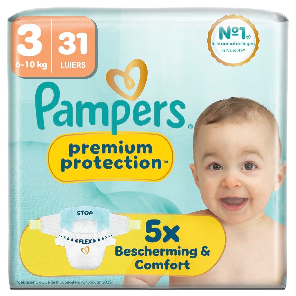 Pampers Premium Protection Maat 3 Luiers