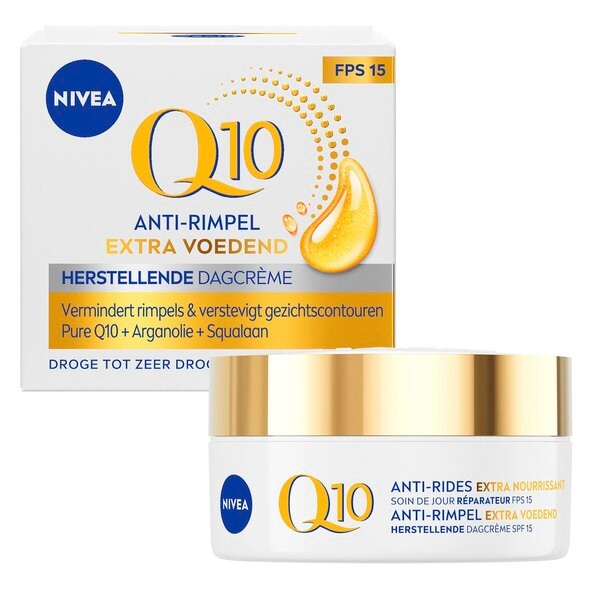 NIVEA Q10 Anti-Rimpel Extra Voedend SPF15 Herstellende Dagcrème