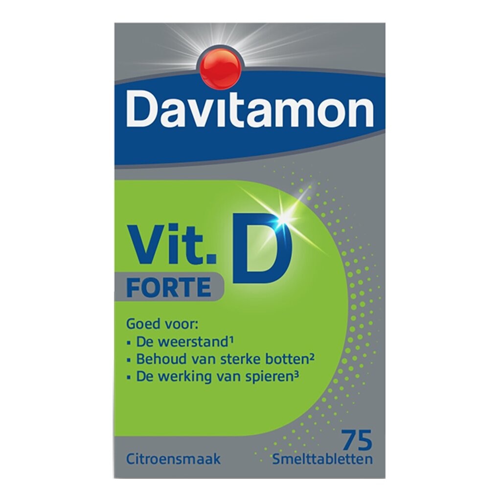 Davitamon Vitamine D Forte 75 smelttabletten