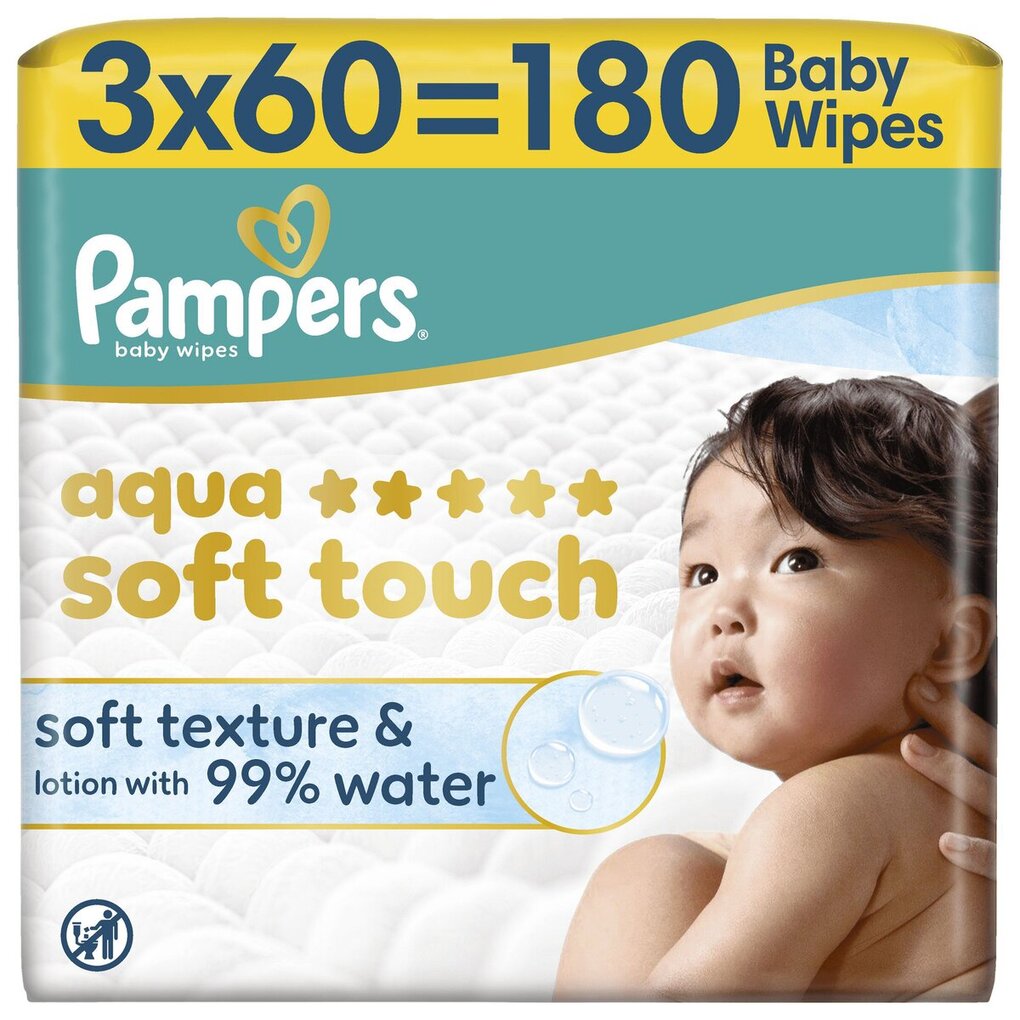 Pampers Aqua Soft Touch Babydoekjes