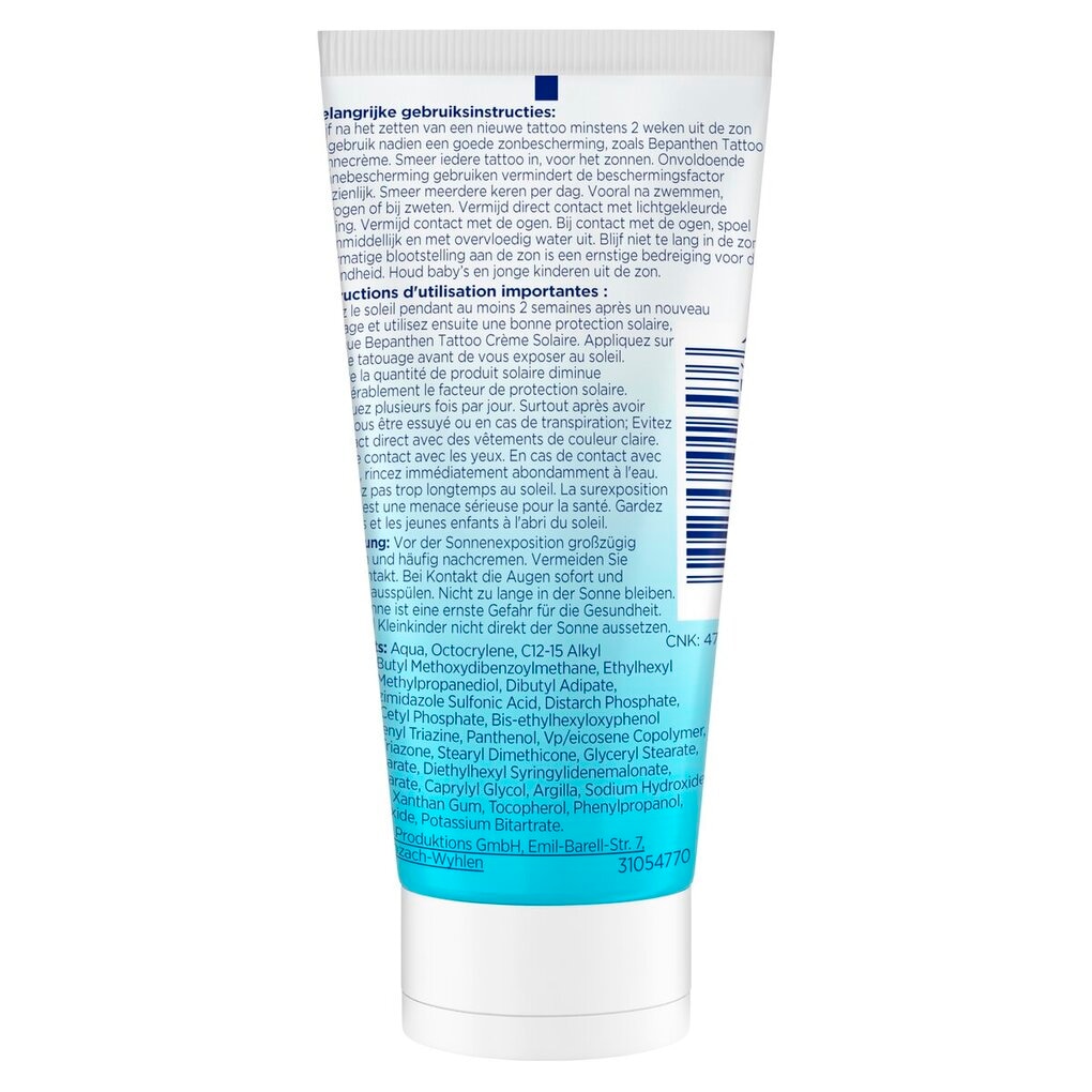 Bepanthen Tattoo SPF50+ Zonnecrème