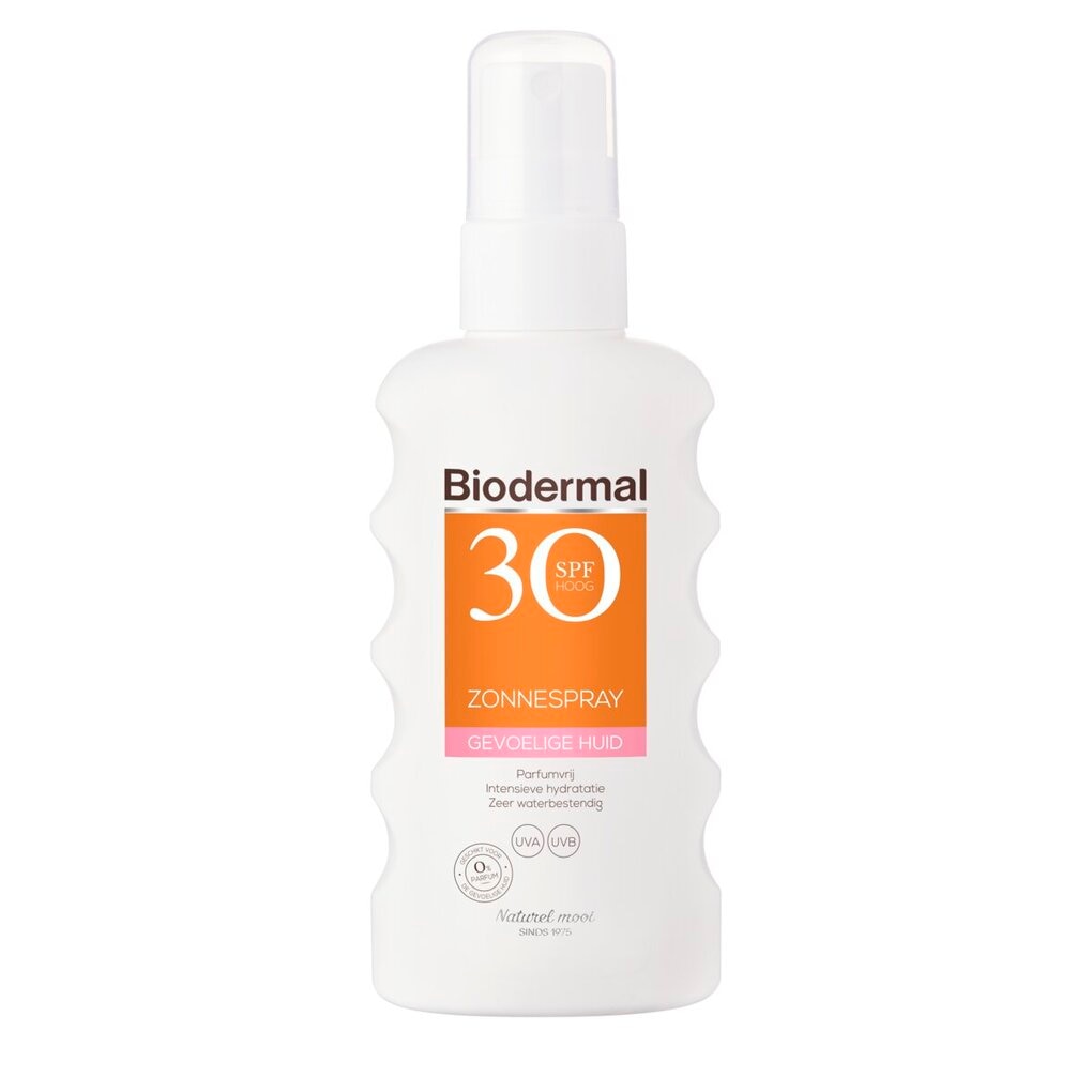 Biodermal Gevoelige Huid SPF30 Zonnespray