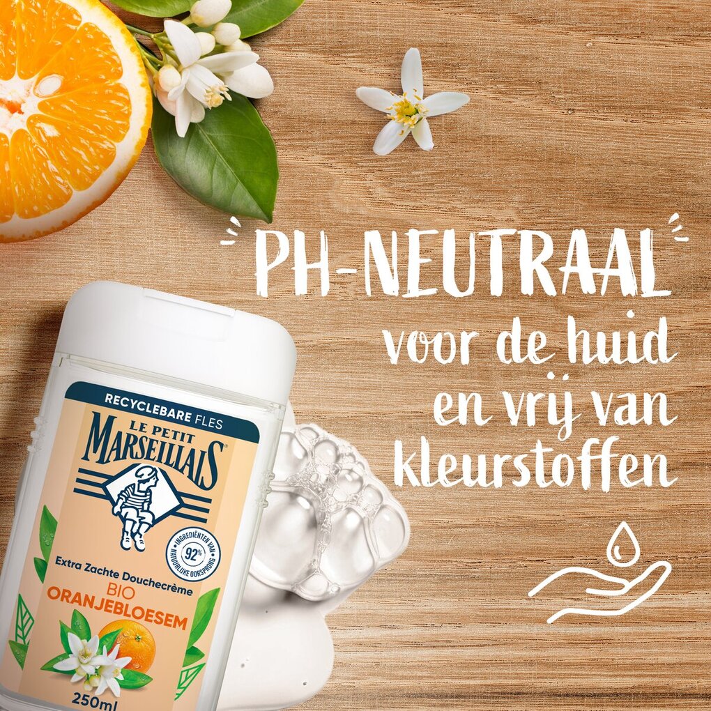 Le Petit Marseillais Extra Doux Bio Oranjebloesem Douchecrème