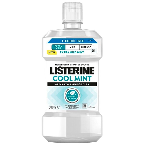 Listerine Bain de Bouche Cool Mint Extra Mild Mint