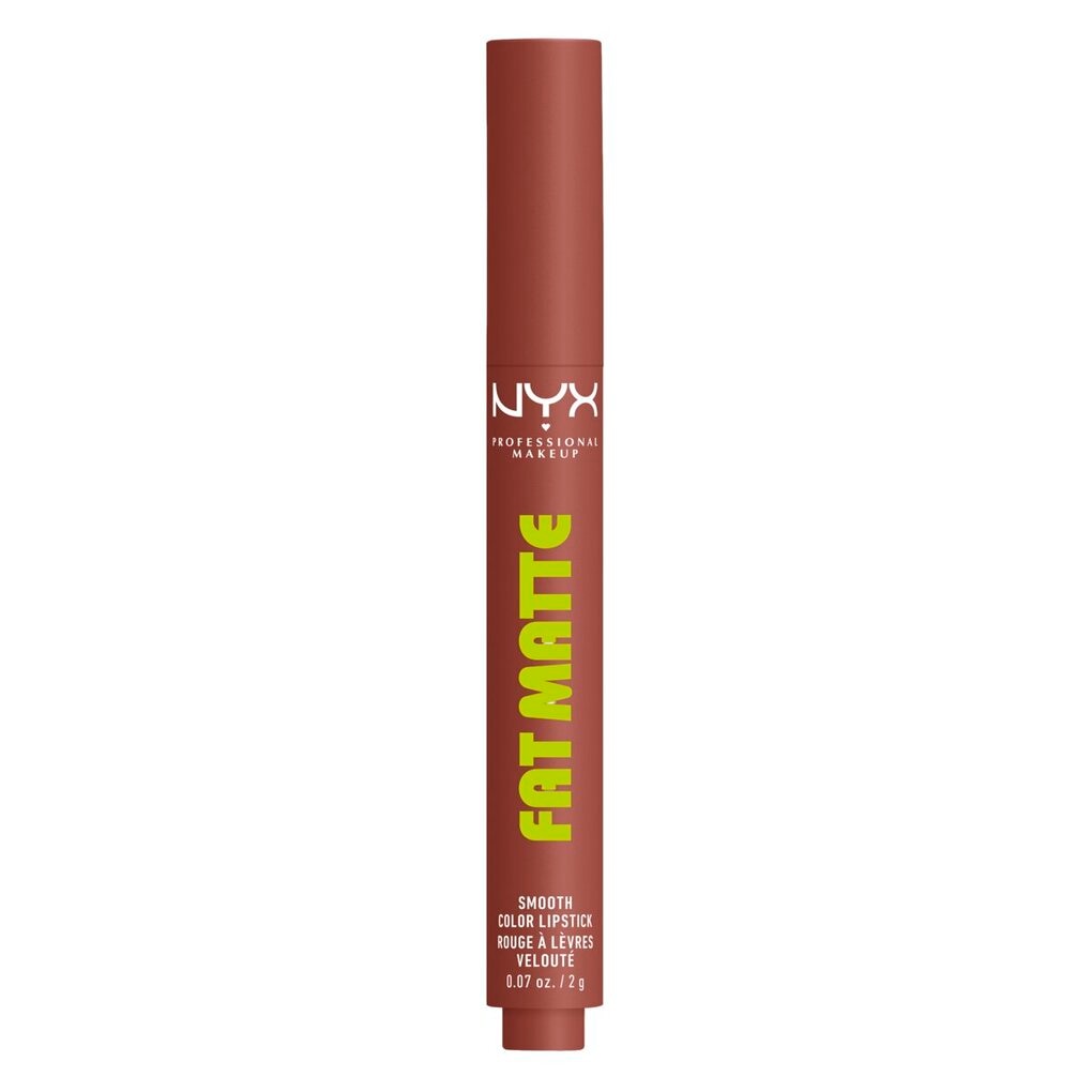 NYX Professional Makeup Fat Matte 08 Toasty Taupe Smooth Color Lipstick