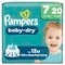 Pampers Couches Baby-Dry Taille 7
