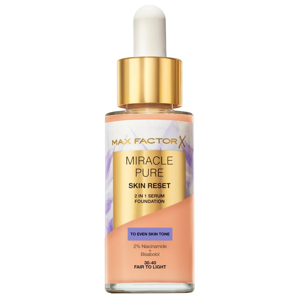 Max Factor Fond de Teint Sérum 2-en-1 Miracle Pure Skin Reset 80-85 Medium
