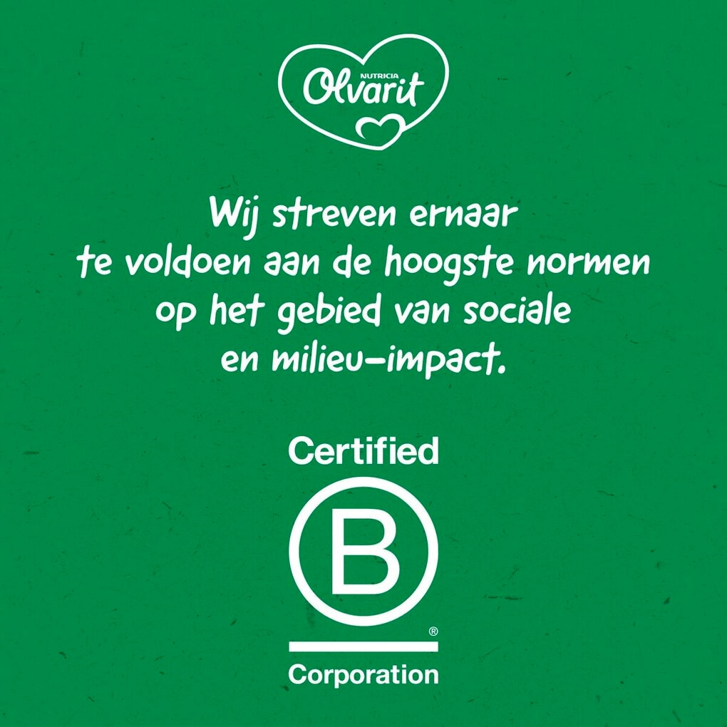 Olvarit 12+M Banaan Appel Sinaasappel Koek Fruitpap